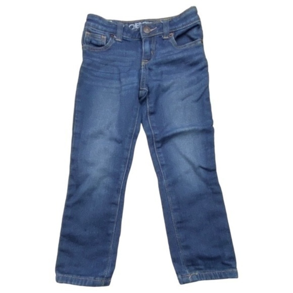 Cherokee Girls Pants Size 5 Super Skinny Crop Soft Comfy Faux Denim Pants